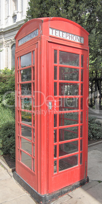 london telephone box