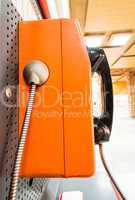 close up pay phone