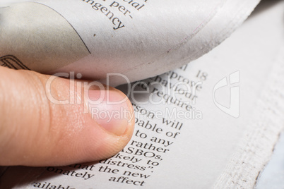 pile of newspapers