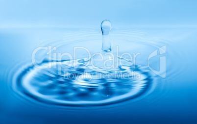 drop in water