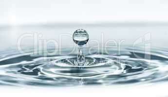 drop in water