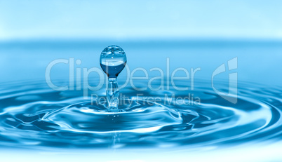 drop in water