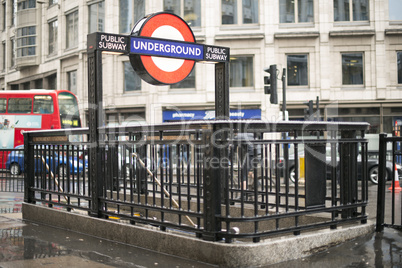 london underground station entrance
