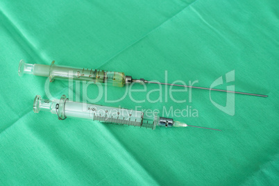 glass syringe