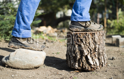 hiking shoes