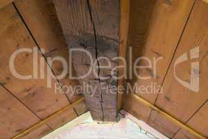 wooden ceiling