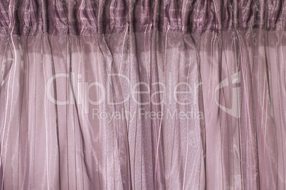 purple curtain