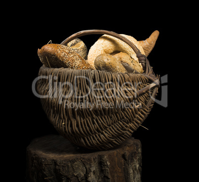 bread in basket