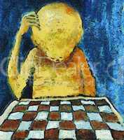 lonesome chess player