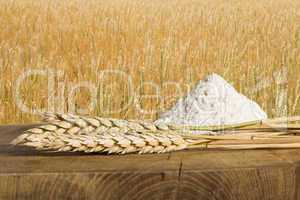 bread, flour and wheat cereal crops.