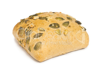 white isolated bread