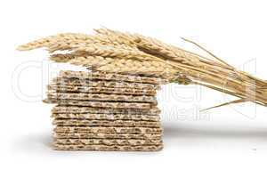 pile crackers and wheat cereal crops