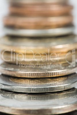 stacks of coins