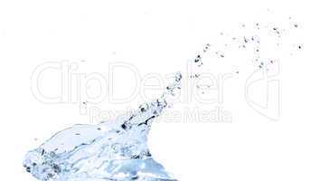 splashing water