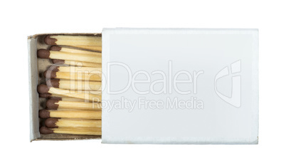 white isolated matches and matchsticks