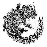 twisted dragon tattoo