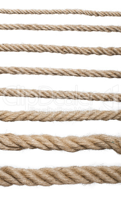close up hemp rope