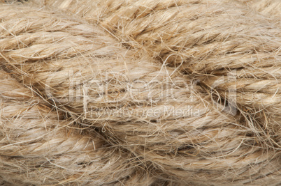 close up hemp rope
