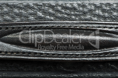 old vintage black leather background