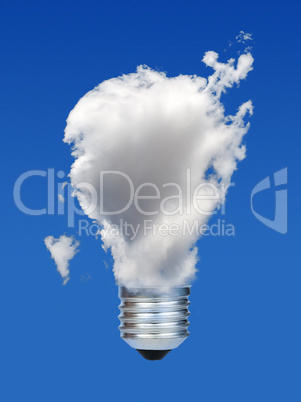 lamp made ??of clouds