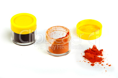 artificial food coloring pigment or substances in pack