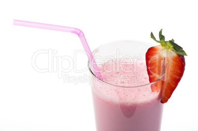 strawberries milk shake