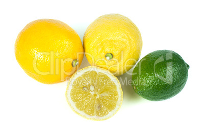 three varieties of lemons