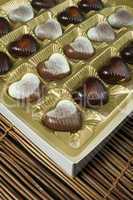 chocolates in the shape of hearts