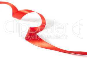 red ribbon for gift wrap