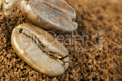 coffee beans change ground coffee