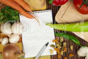 notebook to write recipes