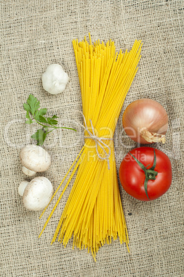 bundle of spaghetti