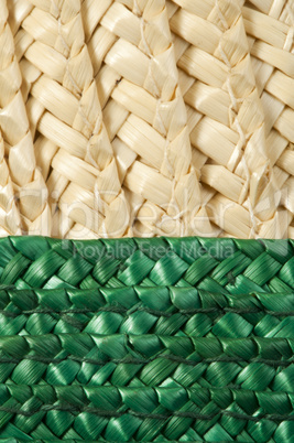 woven straw background