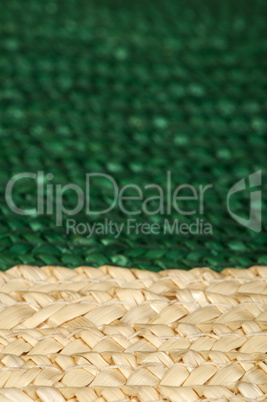 woven straw background