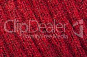 handmade knit red background