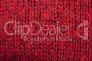 handmade knit red background