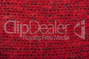 handmade knit red background