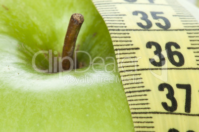 geen apple and centimeter