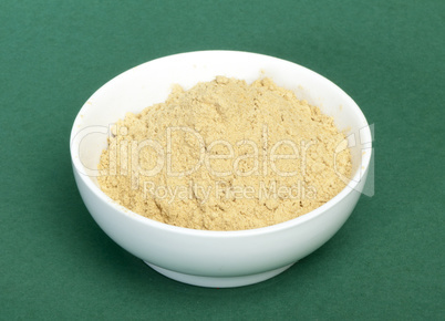 powdered ginger in a bowl
