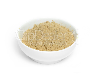 powdered ginger in a bowl