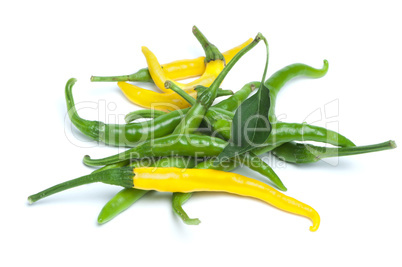 small thin green chili peppers