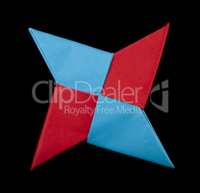 red and blue colors decorative element