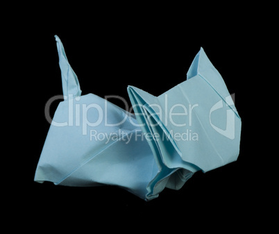 blue cat origami