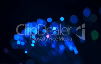 festive lights and circles. christmas background