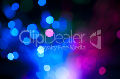 festive lights and circles. christmas background