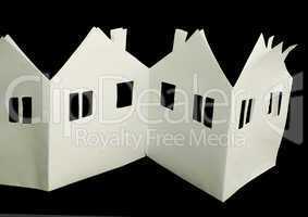 house paper made folded origami style