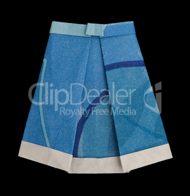 skirt folded origami style