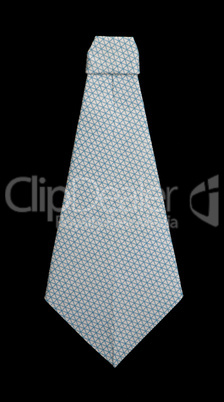 isolated tie forigami