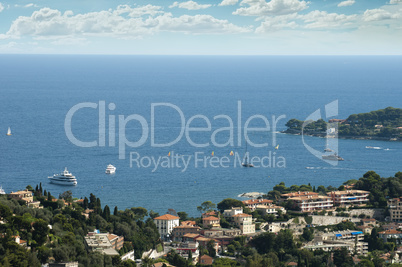 view of monaco and many yachts in the bay