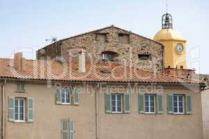 clock tower in st tropez